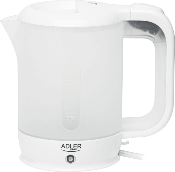 Adler AD1381 Elektromos Utazó Vízforraló 0.5L 900 Watt - Fehér