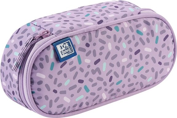 Oxford Kids 1 Töltetlen klapnis tolltartó 23,5 x 8,5 x 5 cm - Lila Mintás