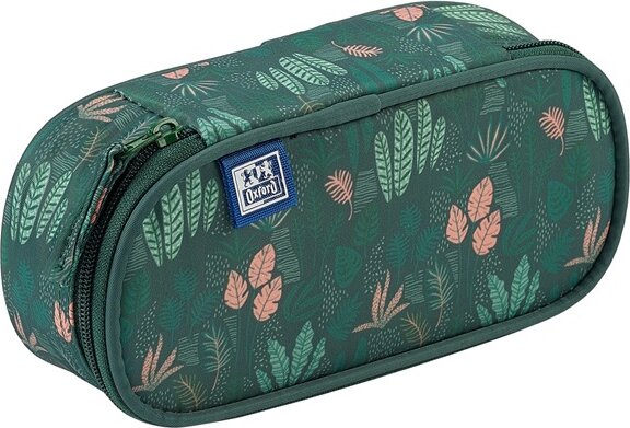 Oxford Kids 1 Töltetlen klapnis tolltartó 23,5 x 8,5 x 5 cm - Zöld Mintás