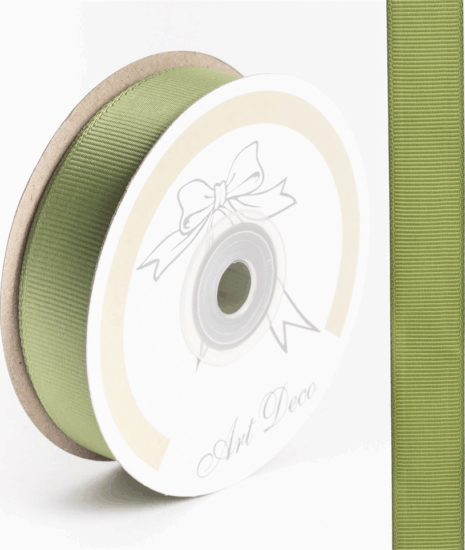 Iris ripsz díszítő szalag 19mm x 25m - Moha zöld Iris ripsz díszítő szalag 19mm x 25m - Moha zöld