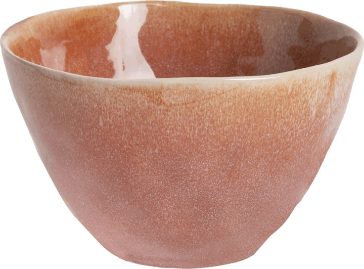 Iris kerámia müzlis tál 14,5x9cm - Barna