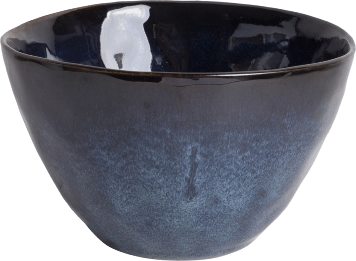 Iris kerámia müzlis tál 14,5x9cm - Sötétkék