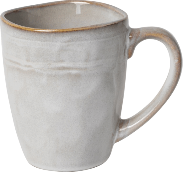 Iris kerámia bögre 380ml - Krémszín