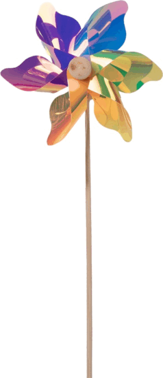 Iris dekor műanyag szélforgó 9x28cm - Többszínű Iris dekor műanyag szélforgó 9x28cm - Többszínű