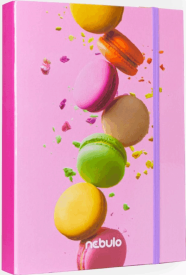 Nebulo A4 karton füzetbox - Macaron Nebulo A4 karton füzetbox - Macaron