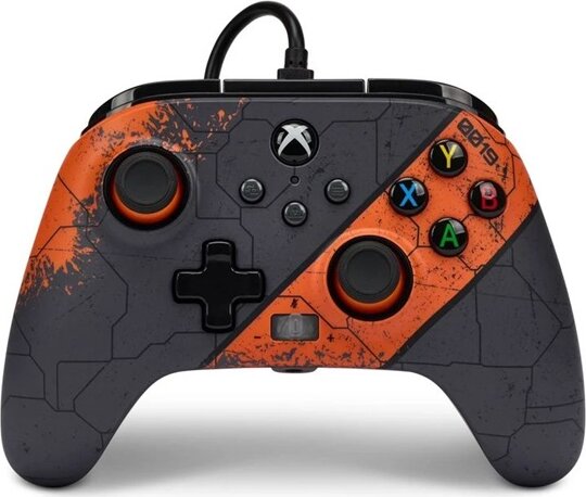 PowerA XBGP0019-01 Vezetékes Kontroller Gamepad - Fekete / Narancssárga (Xbox Series X|S / Xbox One / PC)