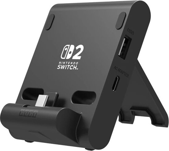 Hori Dual PlayStand Nintendo Switch USB-A - USB-C állvány és töltő - Fekete Hori Dual PlayStand Nintendo Switch USB-A - USB-C állvány és töltő - Fekete