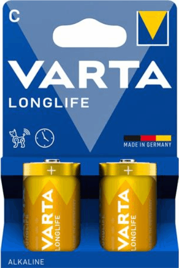 Varta Longlife Alkáli Babyelem C (2db/csomag)