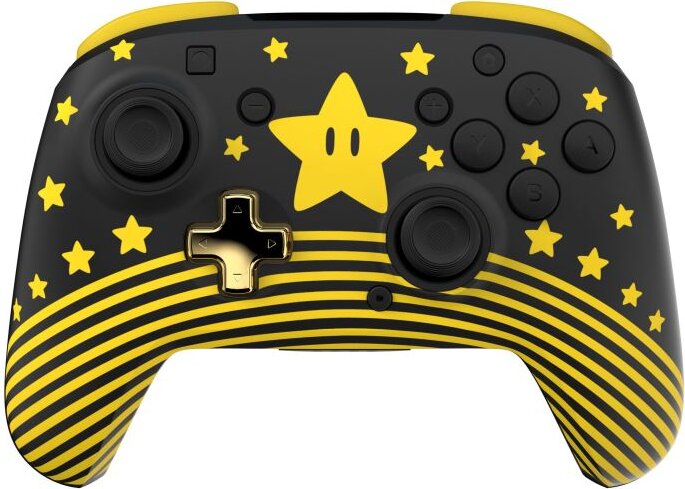 Turtle Beach Super Mario Star Wireless Kontroller Gamepad (Nintendo Switch) - Fekete/Sárga