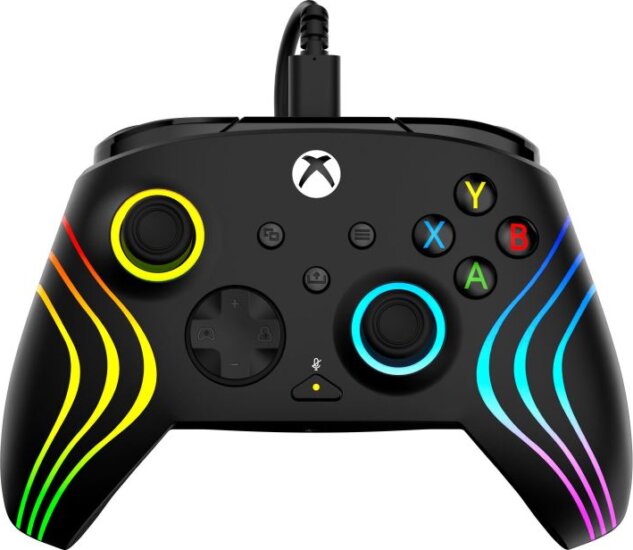 Turtle Beach Afterglow Wave RGB Vezetékes Kontroller (XBOX Series X/S/XBOX One/PC) - Fekete