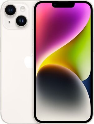 Apple iPhone 14 6/512GB 5G Starlight okostelefon - fehér