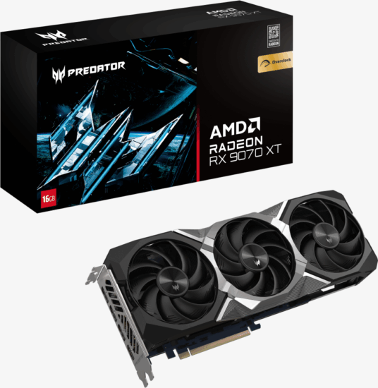 Acer Radeon RX 9070 XT 16GB GDDR6 Predator BiFrost OC Videókártya