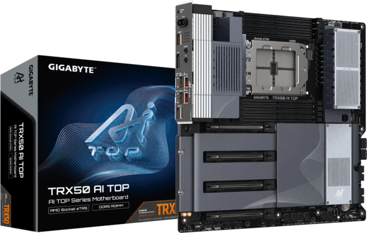 Gigabyte TRX50 AI Top DDR5 AMD TRX50 E-ATX Szerver Alaplap