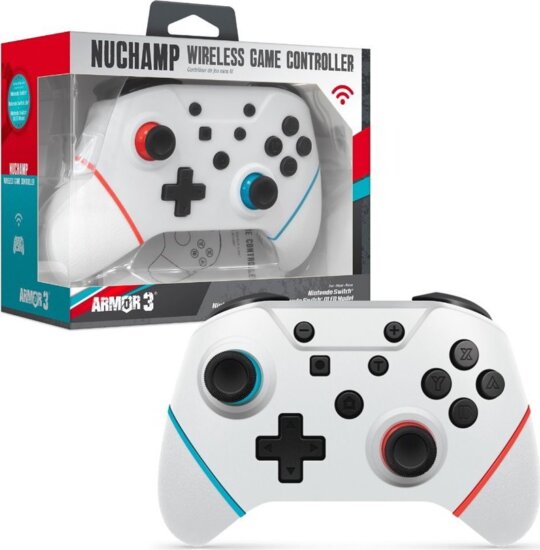 Armor3 M07467-WH NuChamp Vezeték nélküli kontroller - Fehér (Nintendo Switch)