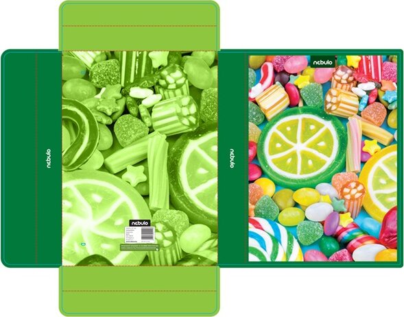Nebulo Candy A4 hullámkarton füzetbox Nebulo Candy A4 hullámkarton füzetbox