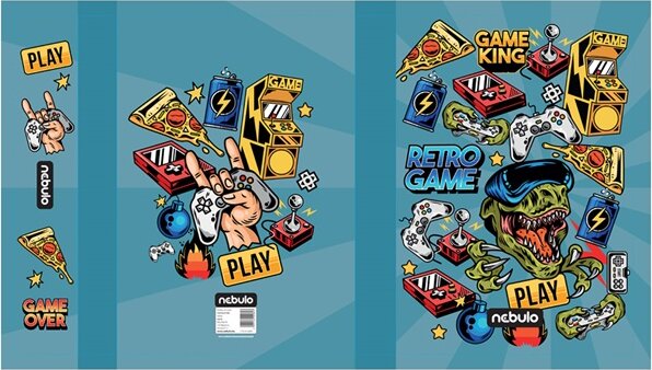 Nebulo Gamer A4 füzetbox