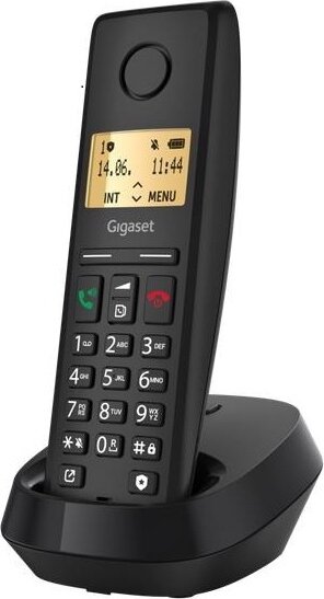 Gigaset PURE 200 Wireless DECT Asztali telefon - Fekete