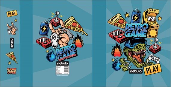 Nebulo Gamer A5 füzetbox