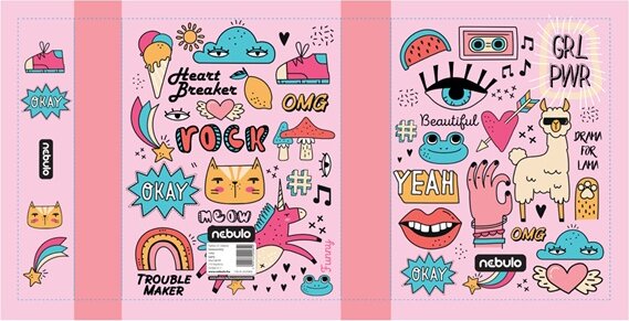 Nebulo Girl Power A5 füzetbox