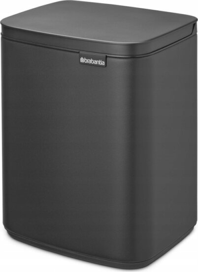 Brabantia BO 7 literes Fali / Álló fém szemetes - Szürke Brabantia BO 7 literes Fali / Álló fém szemetes - Szürke