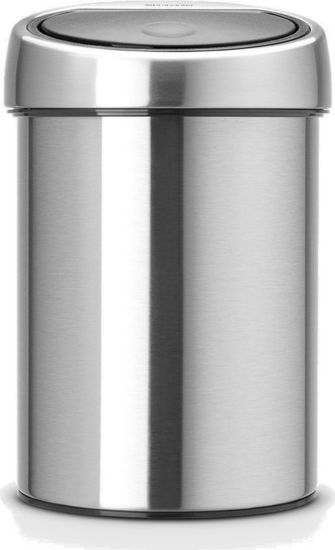 Brabantia Touch 3 literes érintőfedeles rozsdamentes acél szemetes - Matt szürke