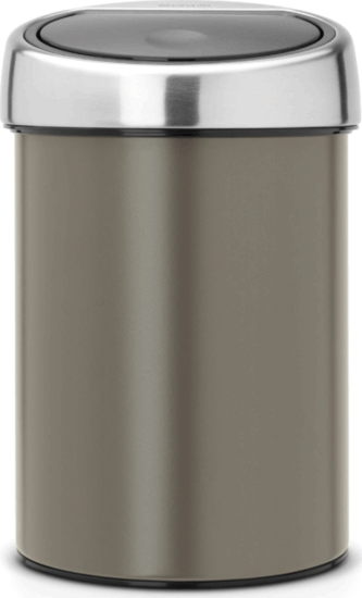 Brabantia Touch 3 literes érintőfedeles fém szemetes - Platina