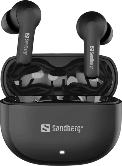 Sandberg 126-51 Play n Go Bluetooth Fülhallgató Headset Töltőtokban - Fekete