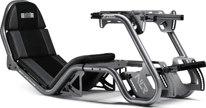 Next Level Racing Cockpit F-GT Pro Formula és GT Racing Szimulátor ülés és konzolok - Szürke