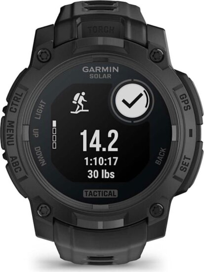 Garmin Instinct 3 Solar Tactical Edition Okosóra 45mm - Fekete