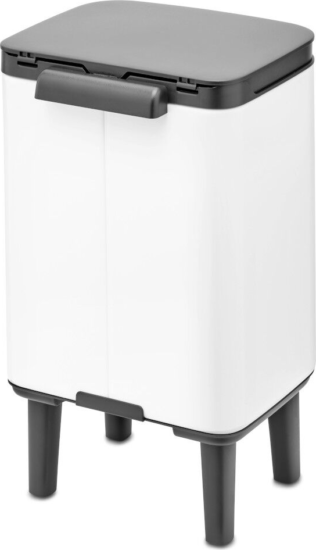 Brabantia BO HI 4 literes Lábakon álló fém szemetes - Fehér