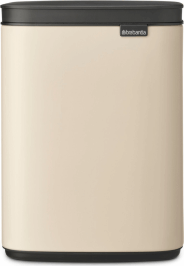 Brabantia BO 4 literes Fali / Álló fém szemetes - Bézs Brabantia BO 4 literes Fali / Álló fém szemetes - Bézs