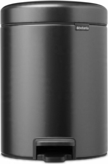 Brabantia Newicon 5 literes pedálos fém szemetes - Sötétszürke