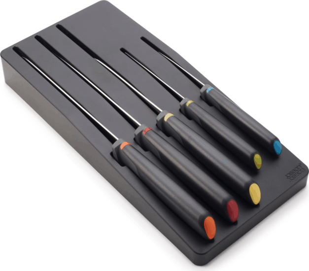 Joseph Joseph Elevate Rozsdamentes acél késkészlet 5 darabos - Fekete