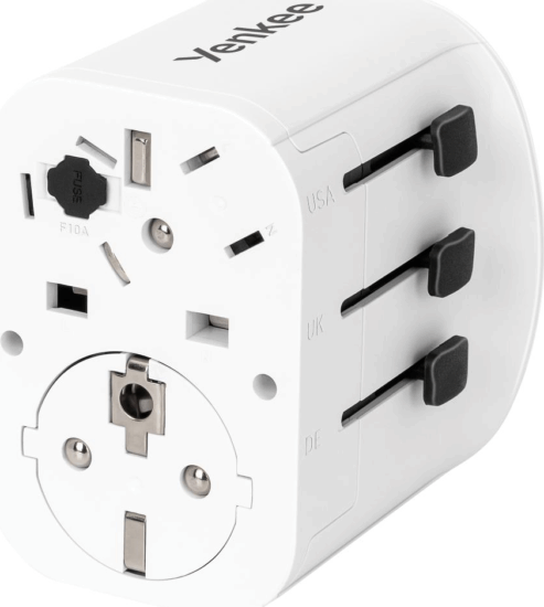 Yenkee YAT UN1 Univerzális Utazó Adapter - Fehér