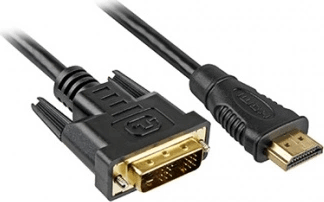 Sharkoon HDMI apa - DVI-D apa (18+1) kábel 3m - Fekete Sharkoon HDMI apa - DVI-D apa (18+1) kábel 3m - Fekete