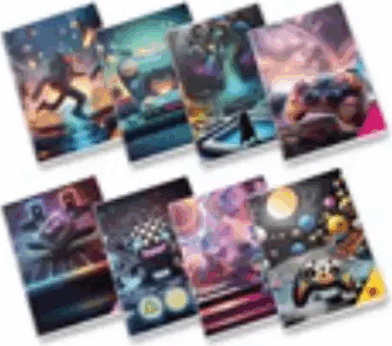 Pigna Electronic Games A4 vonalas füzet - Többféle