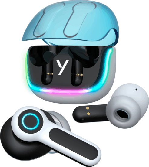 Yenkee Everplay YHP 10BT TWS Wireless In-Ear Fülhallgató Headset töltőtokban - Fehér/Átlátszó