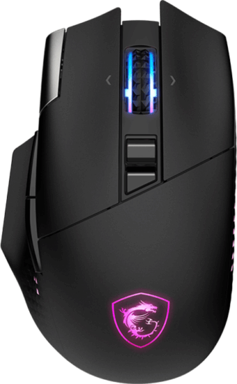 MSI VERSA PRO W Gaming Egér és Mouse Dock Pro dokkolóval - Fekete MSI VERSA PRO W Gaming Egér és Mouse Dock Pro dokkolóval - Fekete