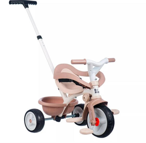 Smoby Be Move Confort 2025 3 az 1-ben szülőkaros tricikli - Bézs