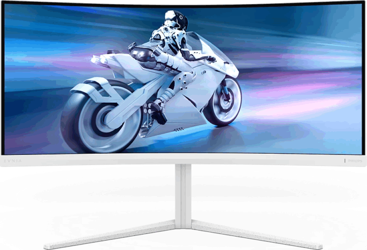 Philips 34" 34M2C5501A 21:9 UWQHD VA Ívelt Gaming monitor - Fehér