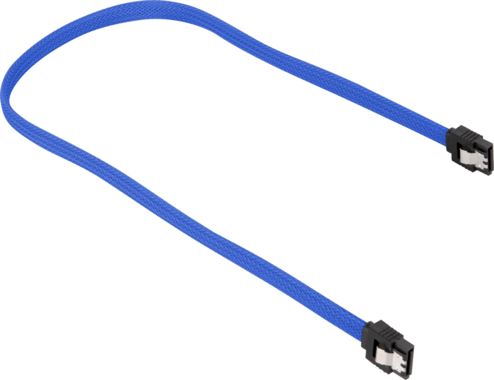 Sharkoon SATA III kábel 0.30m (SATA III apa - SATA III apa) - Kék