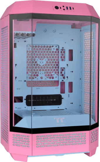 Thermaltake The Tower 300 Mikro Torony Számítógépház - Rózsaszín