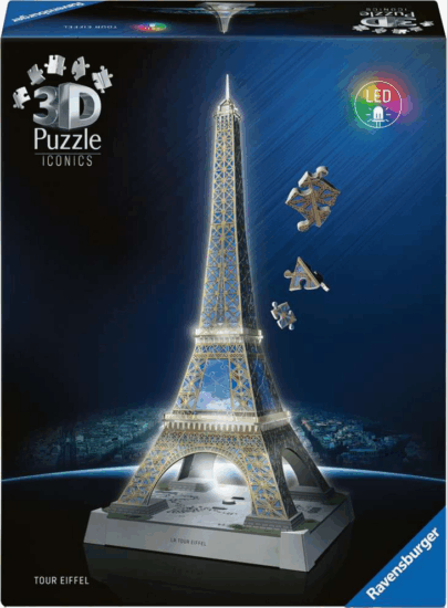 Ravensburger Világító Eiffel-torony 216 darabos 3D puzzle
