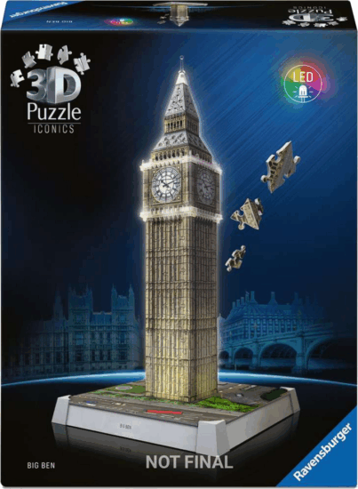 Ravensburger Világító Big Ben 216 darabos 3D puzzle