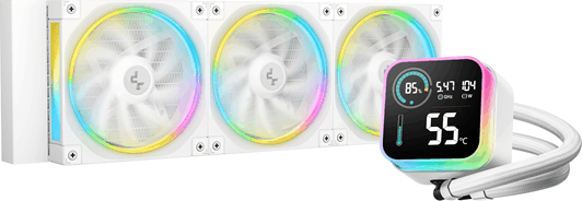 DeepCool LQ360 360mm RGB AiO Univerzális CPU Vízhűtés - Fehér