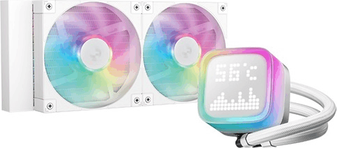 DeepCool LP240 240mm RGB AiO Univerzális CPU Vízhűtés - Fehér