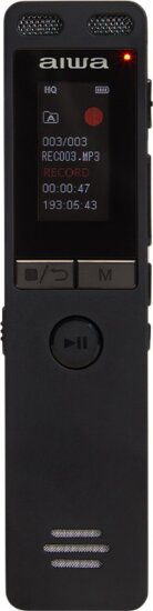 Aiwa DVR-A400 Slim Diktafon 16GB - Fekete