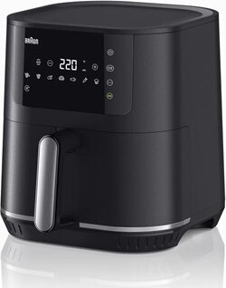 Braun HF5030IBK AirFryer Forrólevegős sütő 6L 1700 Watt - Fekete
