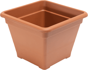 Flair Sydney 61307 30x30cm Szögletes virágcserép - Barna