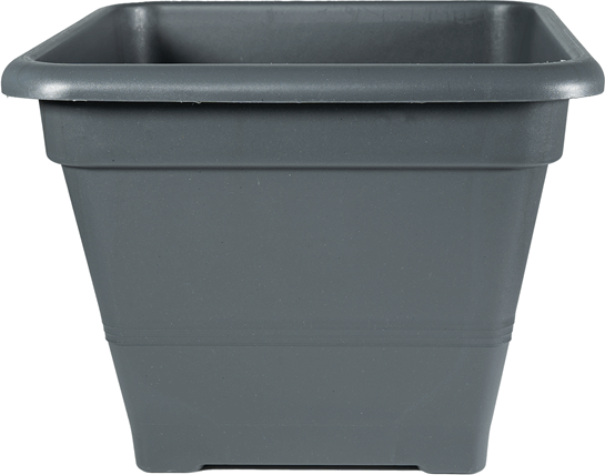 Flair Sydney 61243 15x15cm Szögletes virágcserép - Szürke